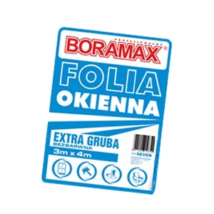 Bezbarvá silná okenní fólie 4x5m 440gr 20 ks
