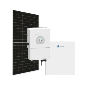 Sada pro úložiště energie Leapton 10,24 kW, měnič DEYE 10 kW, panely Ja Solar 530W - 19 ks.